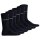 EMPORIO ARMANI mens socks, 6-pack - CASUAL COTTON, short socks, One Size Black 40-45