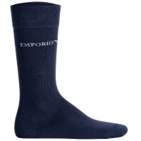 EMPORIO ARMANI Herren Socken, 6er Pack - CASUAL COTTON, Kurzsocken, One Size Marine/Nude/Blau 40-45