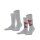 Burlington Herren Socken Everyday 4er Pack - Rautenmuster, Uni, Onesize, 40-46 Hellgrau 40-46