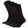 Burlington Men Socks Everyday 4er Pack - cotton, plain, onesize, 40-46 (6.5-11 UK) Black 40-46