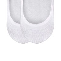 Burlington Herren Füßlinge, 4er Pack - Everyday IN, Anti-Slip Heel, einfarbig Weiß 41-42