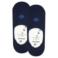 Burlington Mens Socks, 4-pack - Everyday IN, Anti-Slip Heel, Solid Color Navy 45-46 (10-11 UK)