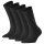 Burlington Ladies Socks 4 Pack - Everyday Short Sock, Onesize, Plain, 36-41 Black 36-41