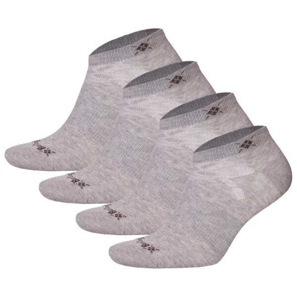 Burlington Damen Sneaker Everyday 4er Pack - Mesh Struktur, Onesize, 36-41 Grau 36-41