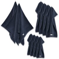 GANT Handtuch Set, 10-tlg. - Premium Towel, 2x Duschtuch, 4x Handtuch, 4x Gästetuch