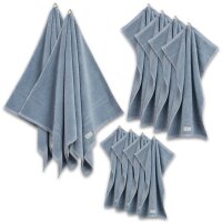 GANT Handtuch Set, 10-tlg. - Premium Towel, 2x Duschtuch, 4x Handtuch, 4x Gästetuch