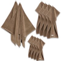 GANT Handtuch Set, 10-tlg. - Premium Towel, 2x Duschtuch, 4x Handtuch, 4x Gästetuch