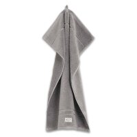GANT Towel - Premium Towel, terry cloth, organic cotton, logo, uni Grey Set