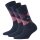 Burlington Damen Socken WHITBY 3er Pack - Kurzstrumpf, Rautenmuster, Onesize, 36-41