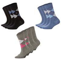Burlington Ladies Socks Everyday Mix 4er Pack - Rhomb and...
