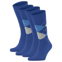 Burlington Men Socks Everyday Pack of 4 - Diamond Pattern, Onesize, 40-46 (6.5-11 UK)