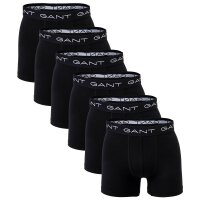 GANT Mens Boxer Briefs, 6-pack - Boxer Briefs, Cotton Stretch, solid colour