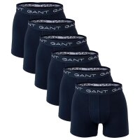 GANT Mens Boxer Briefs, 6-pack - Boxer Briefs, Cotton Stretch, solid colour