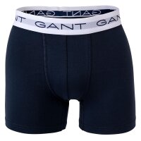GANT Mens Boxer Briefs, 6-pack - Boxer Briefs, Cotton Stretch, solid colour Multicoloured M (Medium)