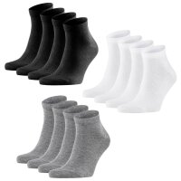 FALKE mens socks, 4-pack - Happy, sneaker socks, cotton