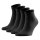FALKE Herren Socken, 4er Pack - Happy, Sneakersocken, Baumwolle Schwarz 39-42
