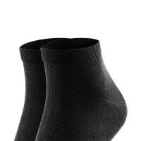 FALKE mens socks, 4-pack - Happy, sneaker socks, cotton Black 43-46 (UK 8,5-11)