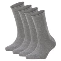 FALKE Damen Socken, 4er Pack - Happy, Kurzsocken, Rollbündchen