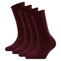 FALKE Damen Socken, 4er Pack - Happy, Kurzsocken, Rollbündchen