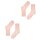 FALKE Damen Socken, 4er Pack - Happy, Kurzsocken, Rollbündchen Rosa 35-38