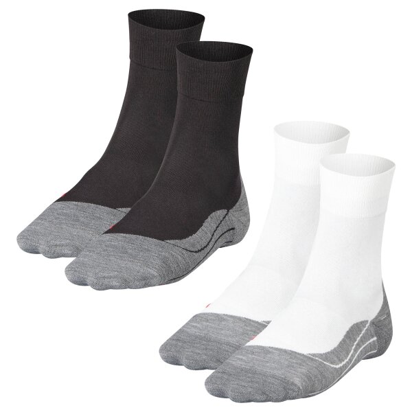 FALKE Womens Socks Pack of 2 - Ergonomic Fitness Running Socks, Sport System, 37-42