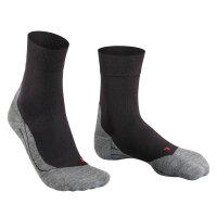 FALKE Womens Socks Pack of 2 - Ergonomic Fitness Running Socks, Sport System, 37-42 Black/Grey (3010) 37-38 (4-5 UK)