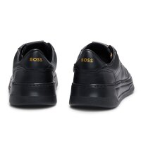 BOSS Herren Sneaker low - Baltimore Tenn ltl, Halbschuh, Echtleder, Logo Schwarz EUR 45