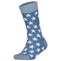 TOMMY HILFIGER childrens socks, 4-pack - Stripe & Stars Only Sock 4P, ECOM Blue 23-26