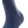 FALKE Damen Socken 2er Pack - Softmerino SO, Kurzsocken, einfarbig Blau 41-42