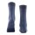 FALKE Damen Socken 2er Pack - Softmerino SO, Kurzsocken, einfarbig Blau 41-42