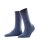 FALKE Womens Socks Pack of 2 - Softmerino SO, short Socks, single Colour  Blue 41-42 (UK7-8)