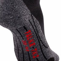 FALKE Damen Socken 2er Pack - Trekking Socken TK 2, Ergonomic, Merinowoll-Mix Schwarz 37-38