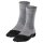 FALKE Womens Socks Pack of 2 - Trekking Socks TK 2, Ergonomic, Merino wool mix Light grey 37-38 (4-5 UK)