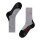 FALKE Womens Socks Pack of 2 - Trekking Socks TK 2, Ergonomic, Merino wool mix Light grey 37-38 (4-5 UK)