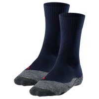 FALKE Damen Socken 2er Pack - Trekking Socken TK 2, Ergonomic, Merinowoll-Mix Dunkelblau 41-42