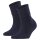 FALKE Womens Socks Pack of 2 - Striggings Rib, short socks, envelope socks, logo, plain, long Dark blue 39-42
