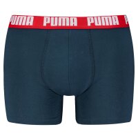 PUMA Mens Boxer Shorts, Pack of 4 - Basic Boxer ECOM, Cotton Stretch, Everyday Blue/Grey M (Medium)