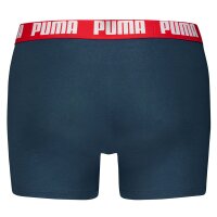 PUMA Mens Boxer Shorts, Pack of 4 - Basic Boxer ECOM, Cotton Stretch, Everyday Blue/Grey M (Medium)