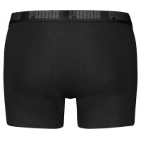 PUMA Herren Boxer Shorts, 6er Pack - Basic Boxer ECOM, Cotton Stretch, Everyday Schwarz M