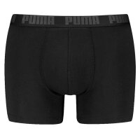 PUMA Herren Boxer Shorts, 6er Pack - Basic Boxer ECOM, Cotton Stretch, Everyday Schwarz S