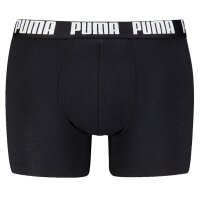 PUMA Mens Boxer Shorts, Pack of 6 - Basic Boxer ECOM, Cotton Stretch, Everyday Black/Blue/Grey S (Small)
