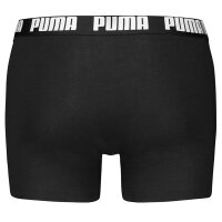 PUMA Mens Boxer Shorts, Pack of 6 - Basic Boxer ECOM, Cotton Stretch, Everyday Black/Blue/Grey S (Small)
