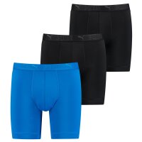 PUMA Herren Boxershorts lang, 3er Pack - Mikrofaser,...