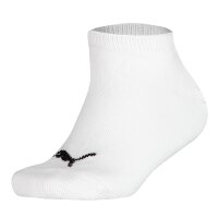 PUMA kids sneaker socks 6-pack - Invisible, ECOM, solid colour, logo White 23-26