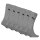 PUMA kids socks 6-pack - Easy Rider, ECOM, solid colour, logo Grey 31-34
