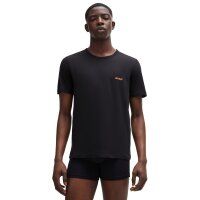 HUGO Herren T-Shirt, 3er Pack - Rundhals, kurzarm, Logo, Baumwolle, uni Schwarz (Open Misc) L