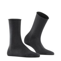 FALKE Damen Socken Active Breeze 2er Pack - Uni, Rollbündchen, Lyocell Faser Schwarz 35-38