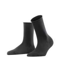 FALKE Damen Socken Active Breeze 2er Pack - Uni, Rollbündchen, Lyocell Faser Schwarz 35-38