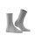 FALKE Damen Socken Active Breeze 2er Pack - Uni, Rollbündchen, Lyocell Faser Grau 35-38