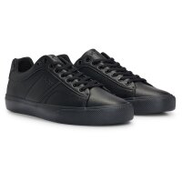BOSS mens low-top sneaker - Aiden Tenn grltp, trainers, imitation leather, logo Black EUR 41 (UK 7)